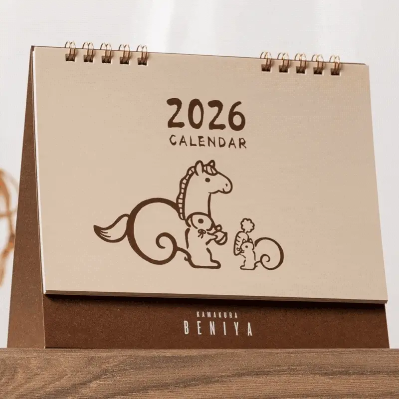 【販売終了】2026 鎌倉紅谷卓上カレンダー